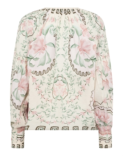 Mos Mosh - MMWylde Orchid Bluse - Turf Green